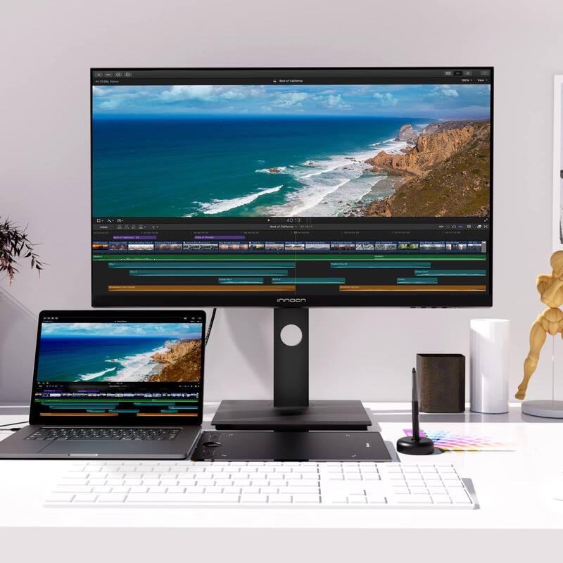 Monitor INNOCN 4K UHD de 27 polegadas 3840x2160 LCD IPS HDR400